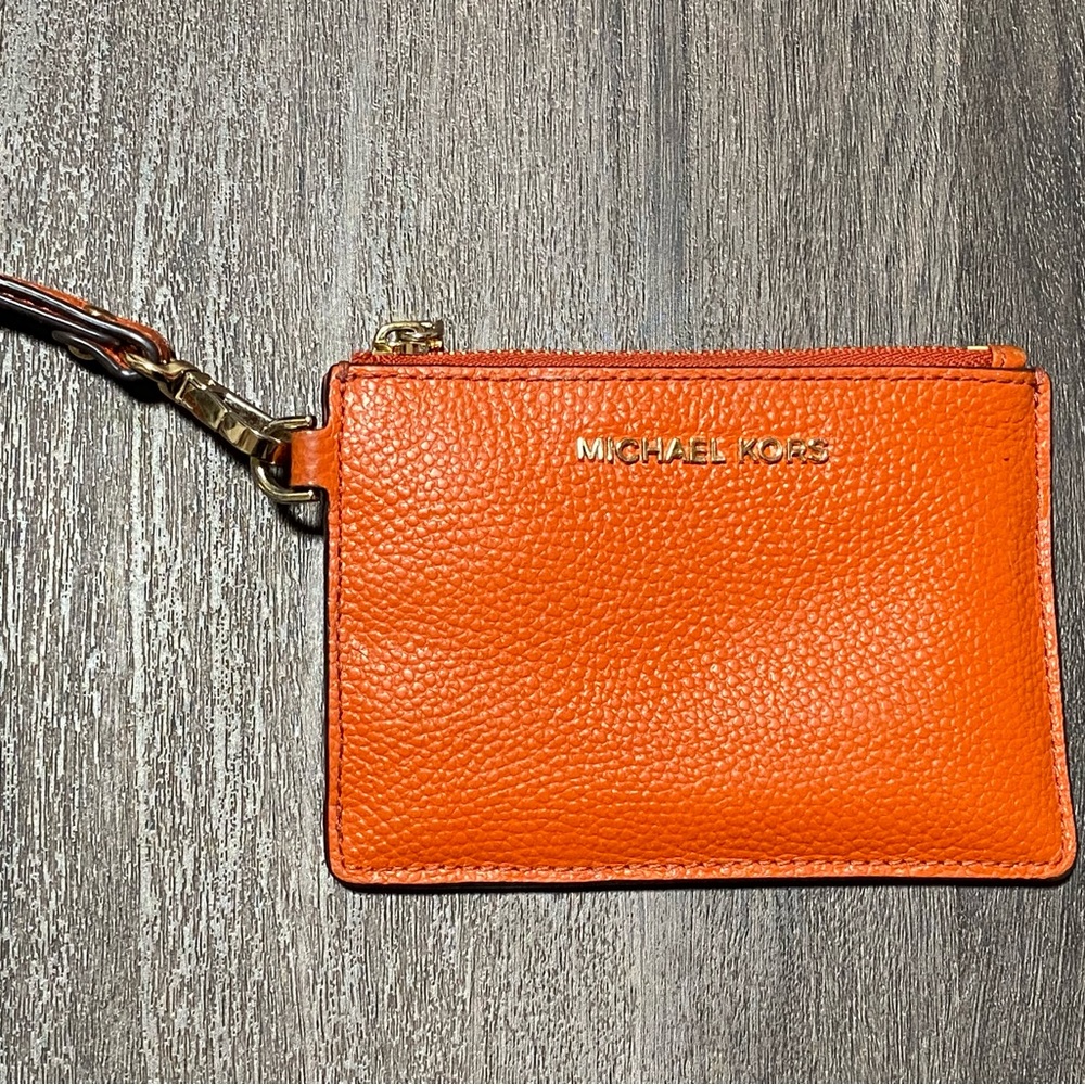 Michael Kors Orange Jet Set Wallet